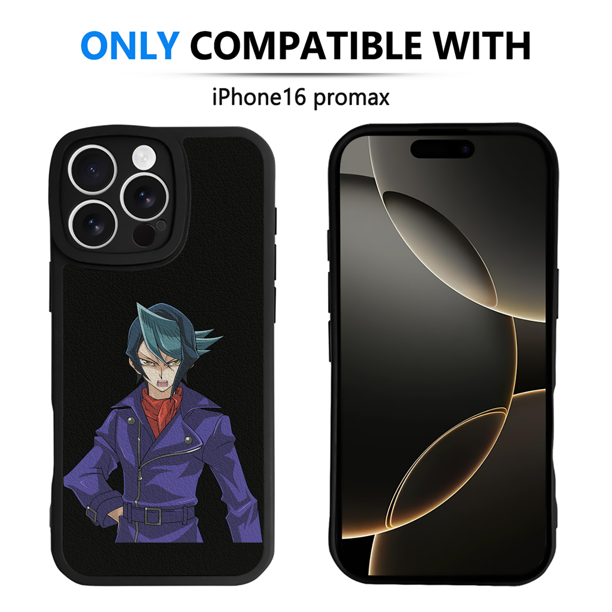 遊☆戯☆王 Yu-Gi-Oh! 【iPhone 16シリーズ対応】シリコンスマホケース（レザー調） 材質：シリコン